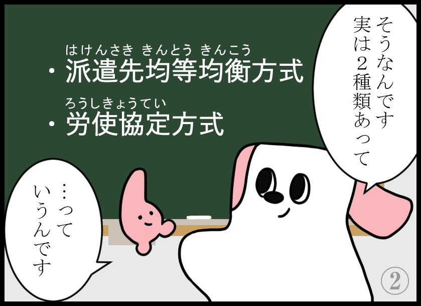 同一労働同一賃金の漫画3-2